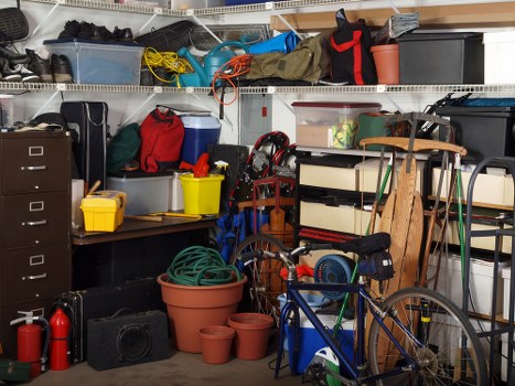 Furniture being recycled at a Woking facility